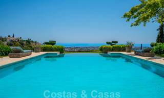 Somptueuse villa de luxe de style traditionnel avec de magnifiques vues sur la mer à vendre, Benahavis - Marbella 37151 
