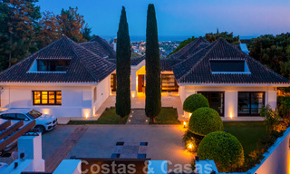 Somptueuse villa de luxe de style traditionnel avec de magnifiques vues sur la mer à vendre, Benahavis - Marbella 37156 
