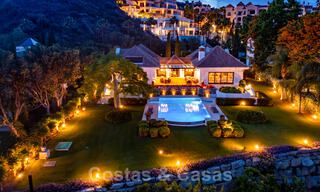 Somptueuse villa de luxe de style traditionnel avec de magnifiques vues sur la mer à vendre, Benahavis - Marbella 37159 