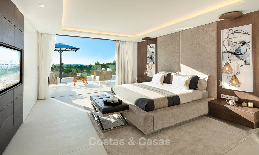 Villa de luxe spacieuse et joliment rénovée à vendre avec vue sur la mer et le golf, Nueva Andalucía, Marbella 8568