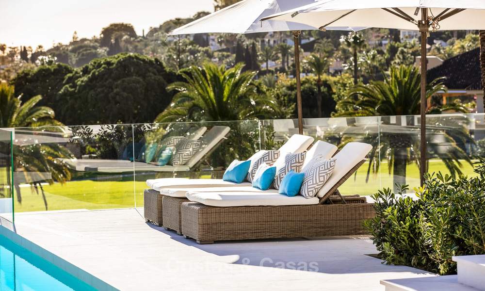 A vendre ! Villa de luxe spectaculaire, entièrement rénovée, situé sur un golf avec vue sur la mer, Nueva Andalucía, Marbella 8642