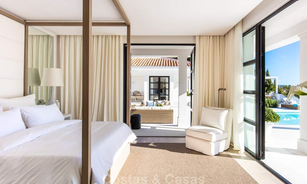 A vendre ! Villa de luxe spectaculaire, entièrement rénovée, situé sur un golf avec vue sur la mer, Nueva Andalucía, Marbella 8644