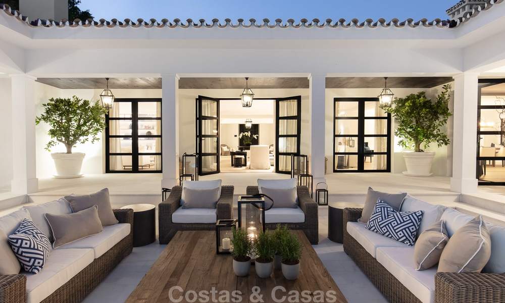 A vendre ! Villa de luxe spectaculaire, entièrement rénovée, situé sur un golf avec vue sur la mer, Nueva Andalucía, Marbella 8658