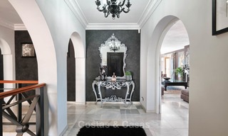 Villa confortable et luxueuse, de style traditionnel avec vue sur la mer à vendre, prête à emménager - Elviria, Marbella Est 8845 