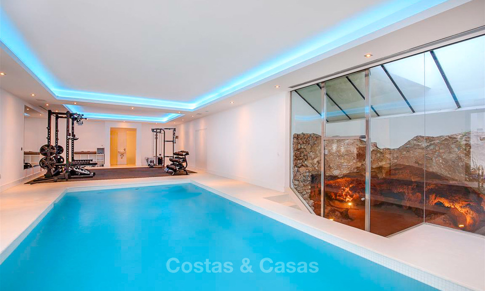 Véritable villa de luxe contemporaine avec vue sur la mer à vendre dans le quartier exclusif de la Sierra Blanca - Golden Mile, Marbella 8944