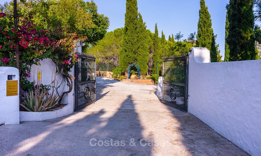 Une offre unique ! Belle propriété de campagne de 5 villas sur un grand terrain à vendre, avec de superbes vues sur la mer - Mijas, Costa del Sol 9076