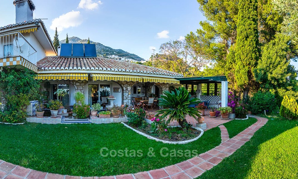 Une offre unique ! Belle propriété de campagne de 5 villas sur un grand terrain à vendre, avec de superbes vues sur la mer - Mijas, Costa del Sol 8984