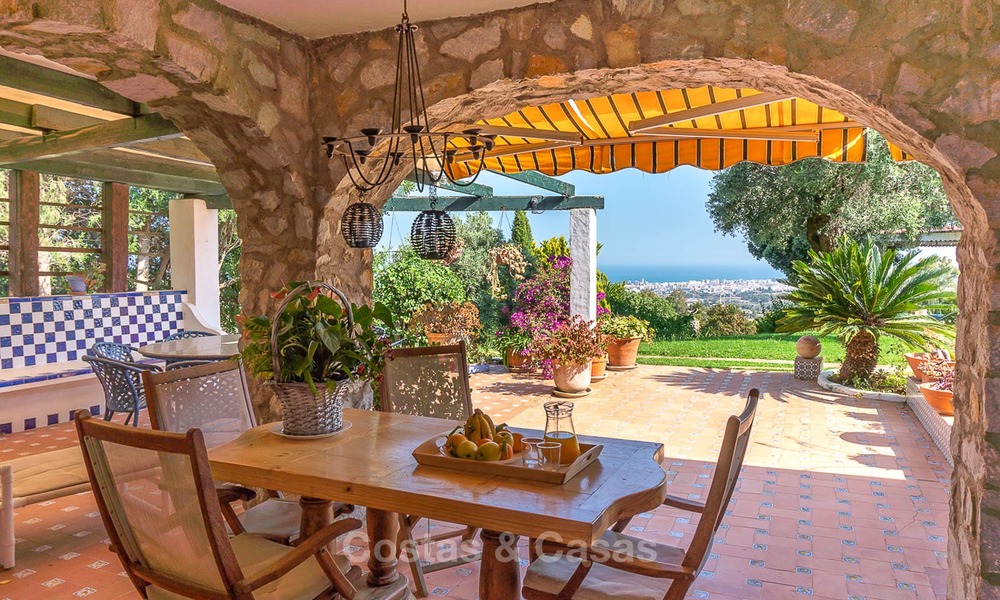 Une offre unique ! Belle propriété de campagne de 5 villas sur un grand terrain à vendre, avec de superbes vues sur la mer - Mijas, Costa del Sol 8988