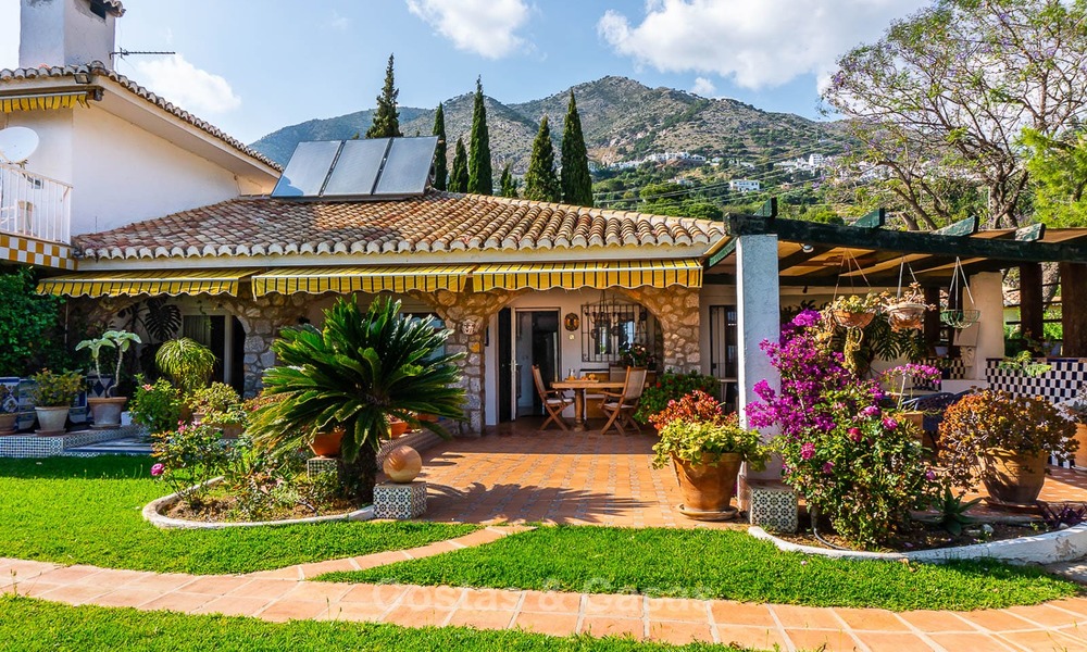 Une offre unique ! Belle propriété de campagne de 5 villas sur un grand terrain à vendre, avec de superbes vues sur la mer - Mijas, Costa del Sol 8991