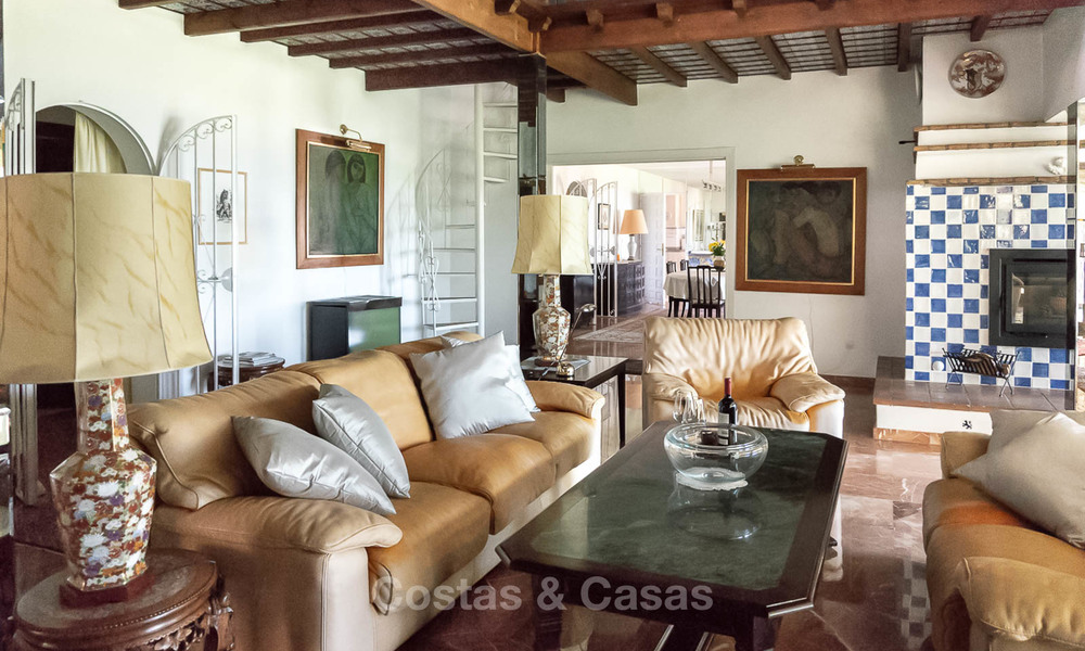 Une offre unique ! Belle propriété de campagne de 5 villas sur un grand terrain à vendre, avec de superbes vues sur la mer - Mijas, Costa del Sol 8995