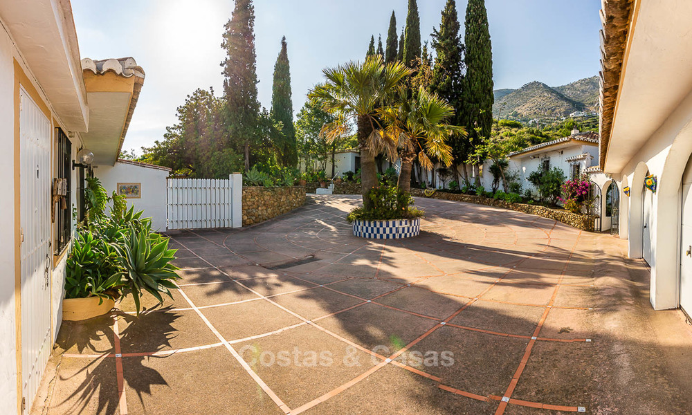 Une offre unique ! Belle propriété de campagne de 5 villas sur un grand terrain à vendre, avec de superbes vues sur la mer - Mijas, Costa del Sol 9008