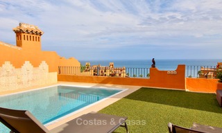 Spectaculaire duplex penthouse dans un complexe de luxe en bord de mer à vendre, - New Golden Mile, Costa del Sol 9102 