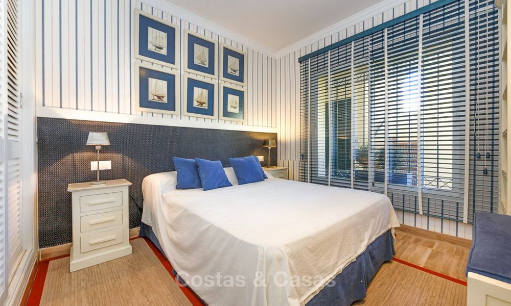 Appartement très spacieux près de la plage avec vue sur la mer à vendre, urbanisation prestigieuse, Marbella Est. 9128