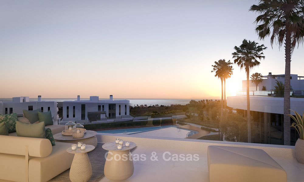 Appartements neufs de luxe, moderne avec vue sur la mer à vendre, Estepona centre 9193