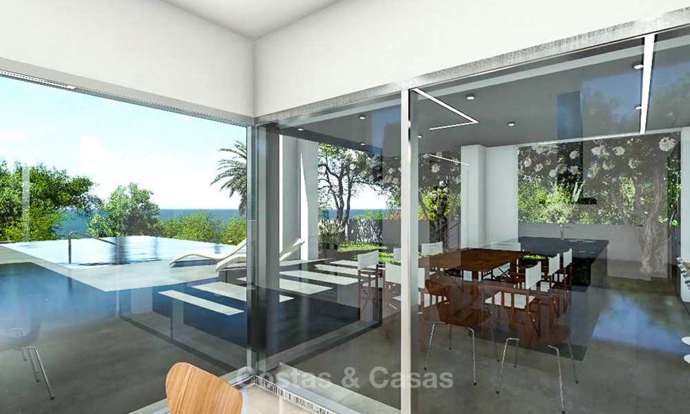 Villa de luxe contemporaine écologique avec vue sur la mer à vendre - Benalmadena, Costa del Sol 9224