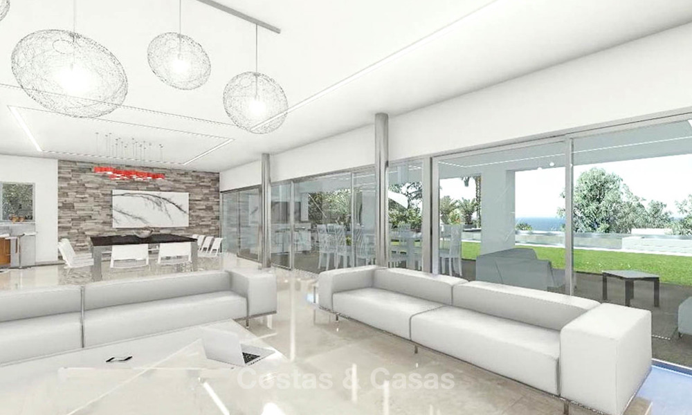 Villa de luxe avant-gardiste et écologique avec vue sur la mer à vendre - Benalmadena, Costa del Sol 9241