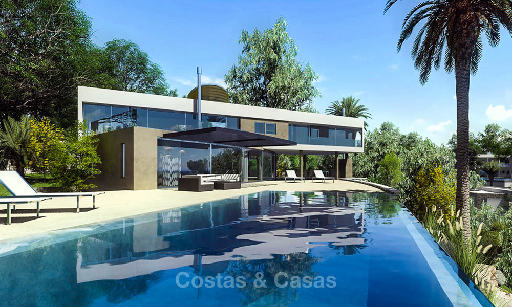 Superbe villa de luxe avant-gardiste avec vue sur la mer à vendre - Benalmadena, Costa del Sol 9387
