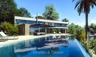 Superbe villa de luxe avant-gardiste avec vue sur la mer à vendre - Benalmadena, Costa del Sol 9387 