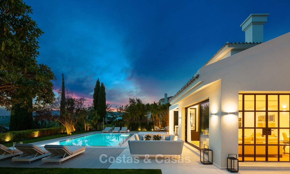 Charmante villa de luxe rénovée à vendre dans la vallée du Golf, prête à emménager - Nueva Andalucia, Marbella 9419