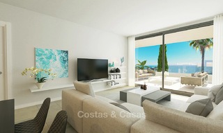 Superbes appartements neufs contemporains avec vue sur la mer à vendre, à distance de marche de la plage, West Estepona 9456 