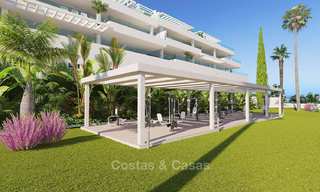 Superbes appartements neufs contemporains avec vue sur la mer à vendre, à distance de marche de la plage, West Estepona 9465 