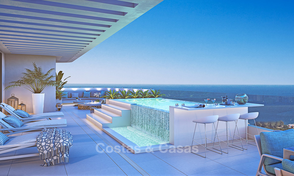 Appartements contemporains avec vue sur mer à vendre, dans un complexe avec une excellente infrastructure - Fuengirola, Costa del Sol 9466