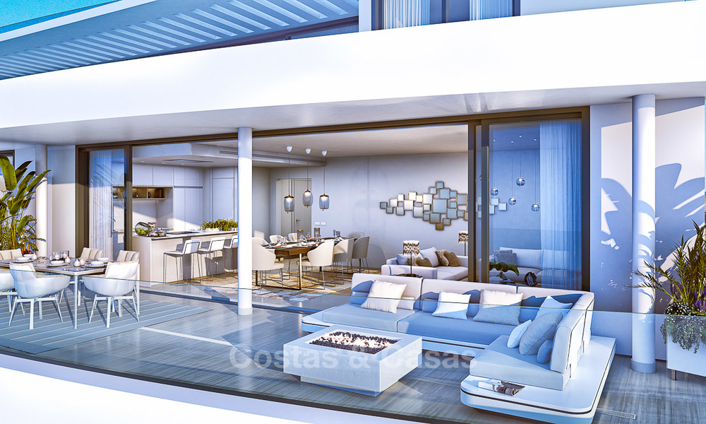 Appartements contemporains avec vue sur mer à vendre, dans un complexe avec une excellente infrastructure - Fuengirola, Costa del Sol 9470