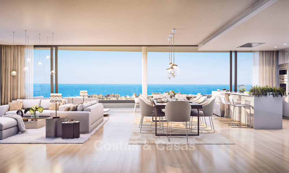 Appartements contemporains avec vue sur mer à vendre, dans un complexe avec une excellente infrastructure - Fuengirola, Costa del Sol 9471