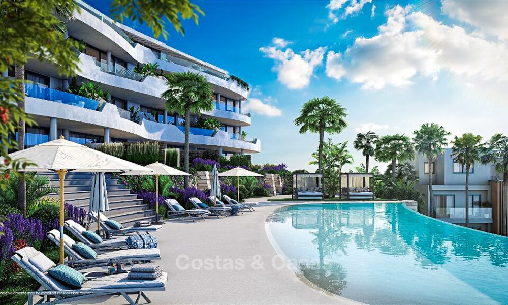 Appartements contemporains avec vue sur mer à vendre, dans un complexe avec une excellente infrastructure - Fuengirola, Costa del Sol 9477