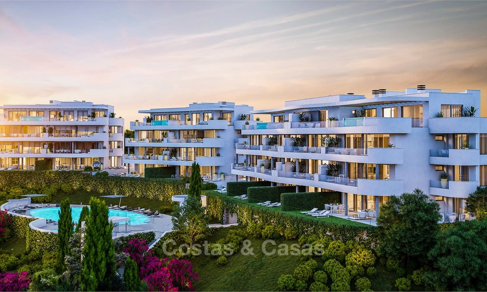 Appartements contemporains avec vue sur mer à vendre, dans un complexe avec une excellente infrastructure - Fuengirola, Costa del Sol 9486