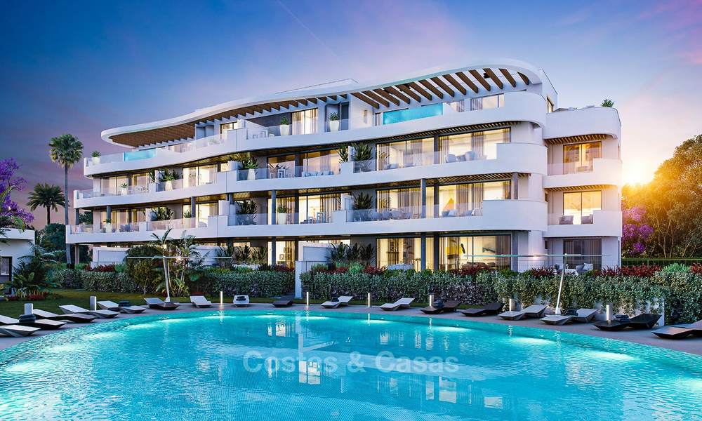 Appartements contemporains avec vue sur mer à vendre, dans un complexe avec une excellente infrastructure - Fuengirola, Costa del Sol 9488
