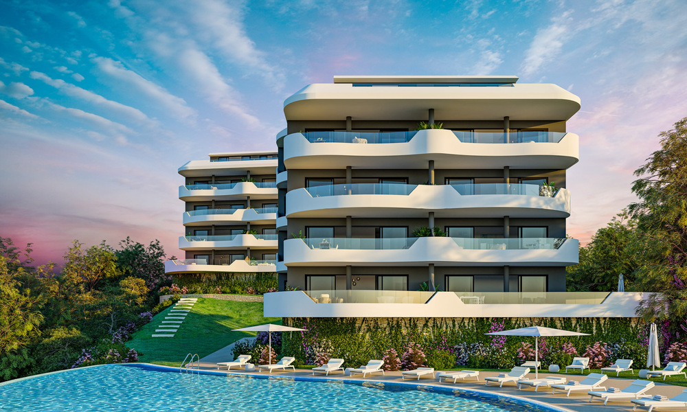 Appartements contemporains avec vue sur mer à vendre, dans un complexe avec une excellente infrastructure - Fuengirola, Costa del Sol 29813