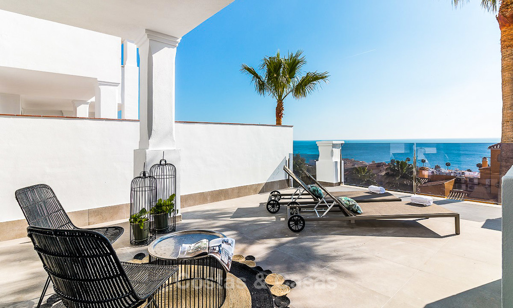 Appartements de luxe spacieux et modernes à vendre dans une nouvelle centre de bien-être avec vue imprenable sur la mer, Manilva, Costa del Sol 10109