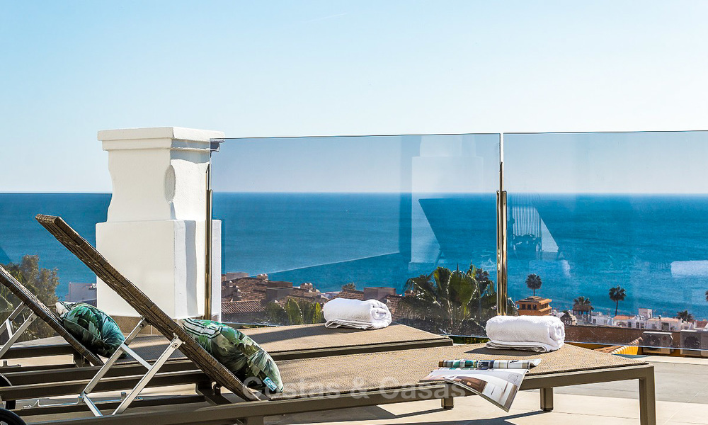 Appartements de luxe spacieux et modernes à vendre dans une nouvelle centre de bien-être avec vue imprenable sur la mer, Manilva, Costa del Sol 10111