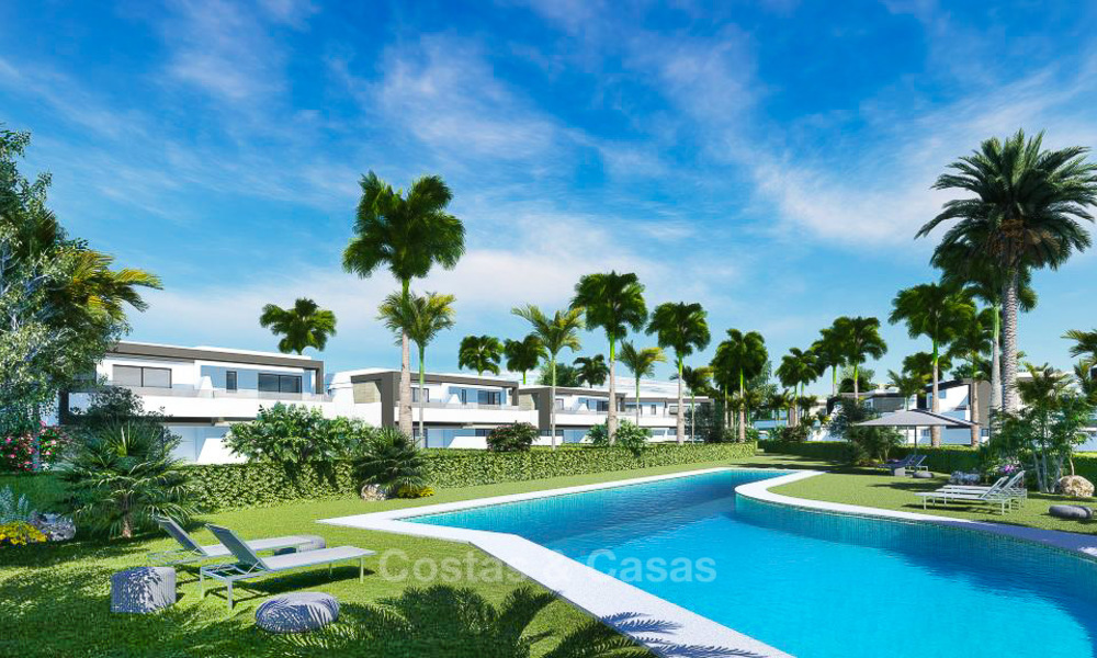 Nouvelles villas jumelée de luxe à vendre, New Golden Mile - Estepona, Marbella 10012