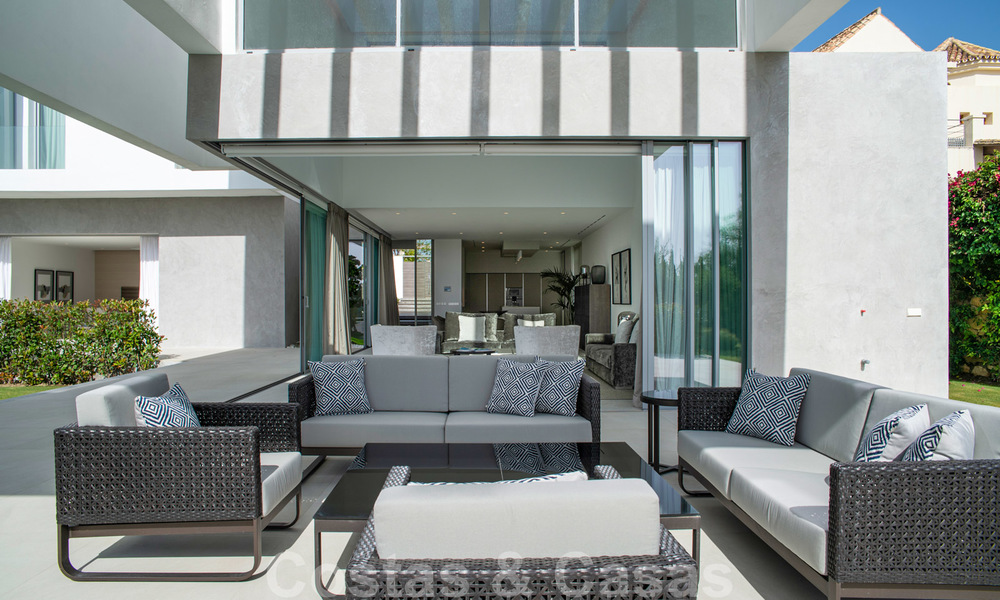 Villa de luxe contemporaine, neuve, avec vue panoramique sur la mer à vendre, dans un complexe de golf exclusif, Benahavis - Marbella 26518