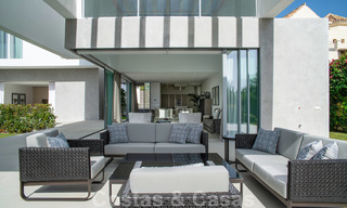 Villa de luxe contemporaine, neuve, avec vue panoramique sur la mer à vendre, dans un complexe de golf exclusif, Benahavis - Marbella 26518 