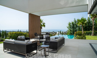 Villa de luxe contemporaine, neuve, avec vue panoramique sur la mer à vendre, dans un complexe de golf exclusif, Benahavis - Marbella 26519 