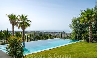Villa de luxe contemporaine, neuve, avec vue panoramique sur la mer à vendre, dans un complexe de golf exclusif, Benahavis - Marbella 26520 