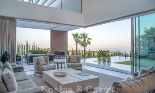 Villa de luxe contemporaine, neuve, avec vue panoramique sur la mer à vendre, dans un complexe de golf exclusif, Benahavis - Marbella 26545 