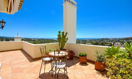 Spectaculaire penthouse duplex moderne avec vue panoramique sur la mer à vendre, Nueva Andalucía, Marbella 10346