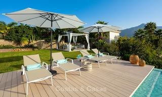 Villa de luxe opulente et contemporaine à vendre dans la vallée du Golf de Nueva Andalucía, Marbella 10435 