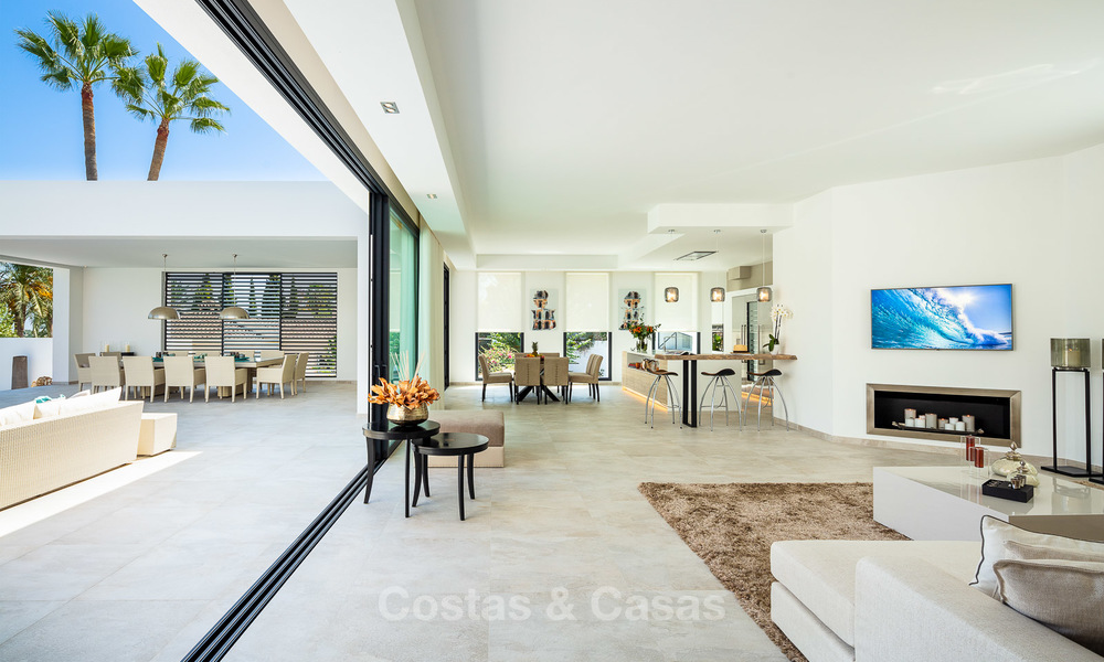 Villa de luxe opulente et contemporaine à vendre dans la vallée du Golf de Nueva Andalucía, Marbella 10446