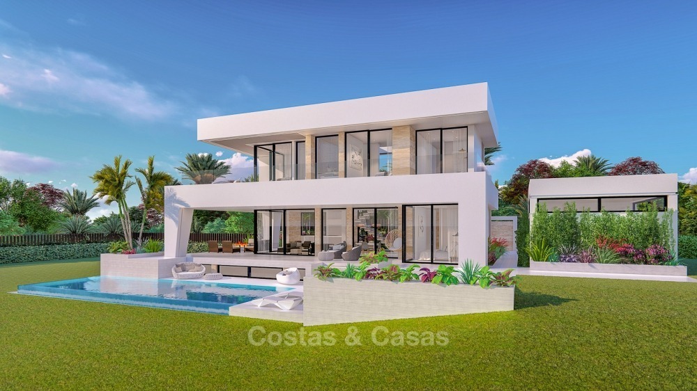 Distinguée villa neuve de style contemporain avec vue mer à vendre, Mijas, Costa del Sol 10612