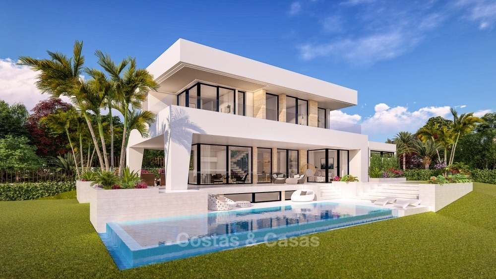 Distinguée villa neuve de style contemporain avec vue mer à vendre, Mijas, Costa del Sol 10613