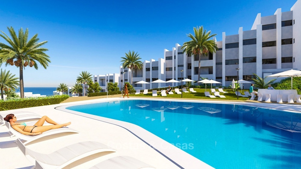 Magnifiques appartements de luxe contemporains avec vue imprenable sur mer à vendre, à quelques pas de la plage, La Duquesa, Manilva, Costa del Sol 10822