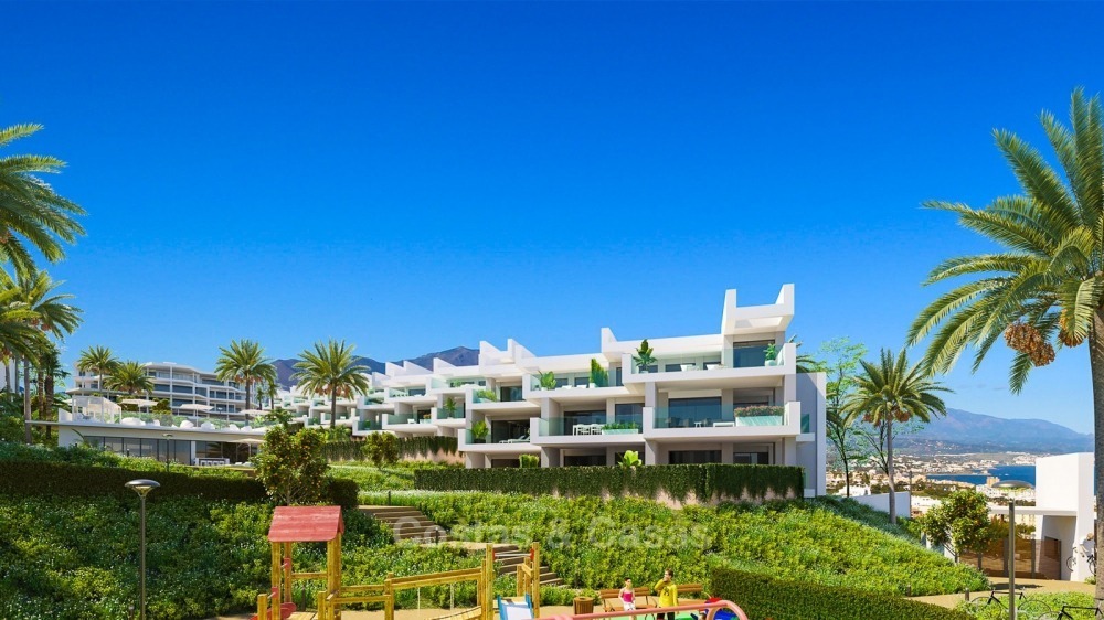 Magnifiques appartements de luxe contemporains avec vue imprenable sur mer à vendre, à quelques pas de la plage, La Duquesa, Manilva, Costa del Sol 10823