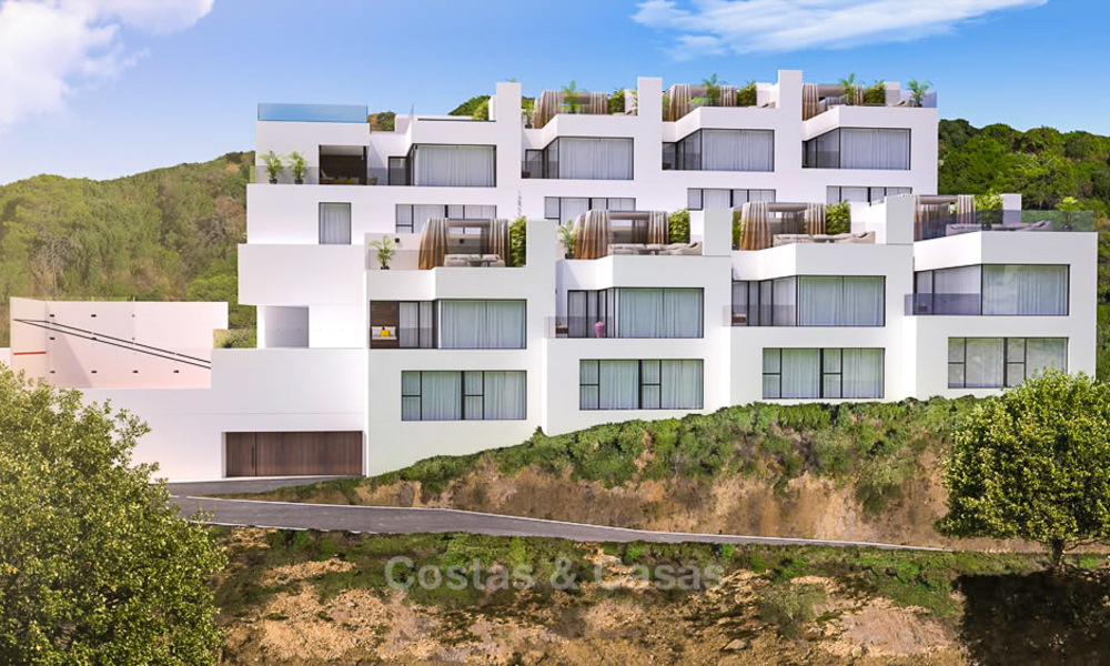 Charmantes maisons de ville neuves d'excellent rapport qualité/prix à vendre dans le centre-ville de Benahavis, Marbella 10983
