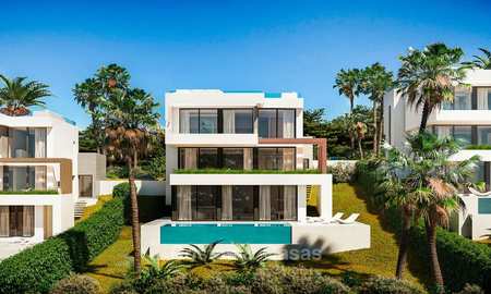 Nouvelles villas de luxe modernes et exclusives dans un complexe de golf à vendre à Mijas, Costa del Sol 10989