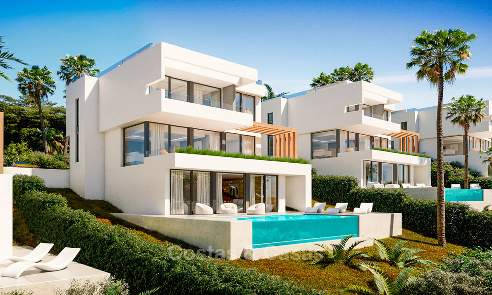 Nouvelles villas de luxe modernes et exclusives dans un complexe de golf à vendre à Mijas, Costa del Sol 10990